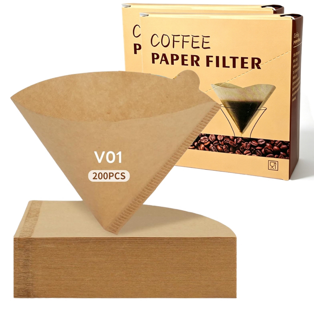 Coffee Tea Paper Cups - Конусные кофейные фильтры, 200 штук #