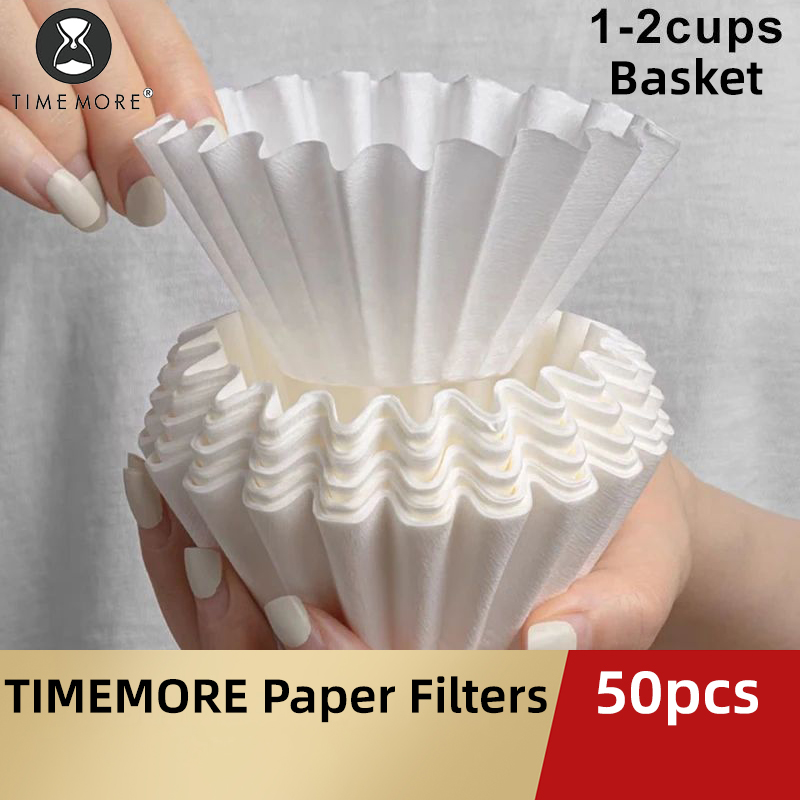 Coffee Tea Paper Cups - TIMEMORE 1-2 чашки Корзина для кофе