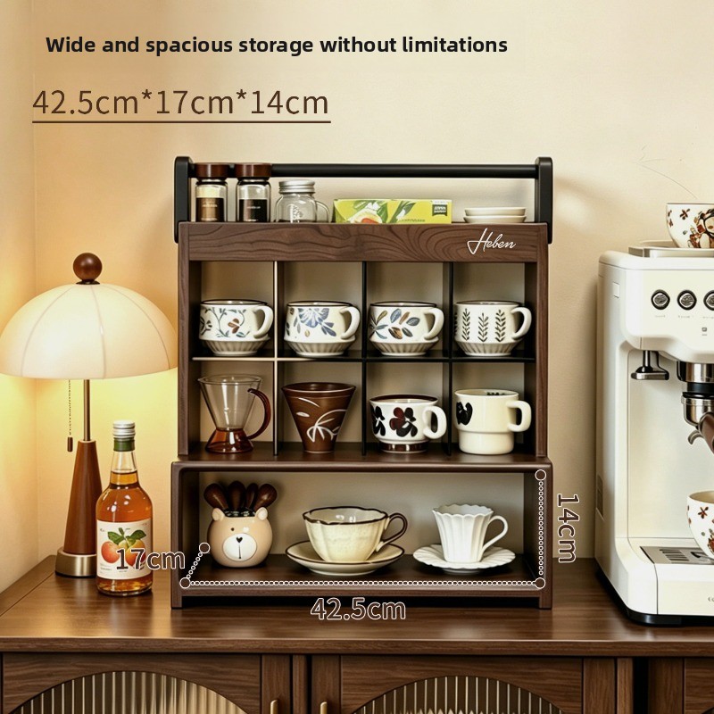 Coffee Tea Unit - Стеллаж из массива дерева для кофейных