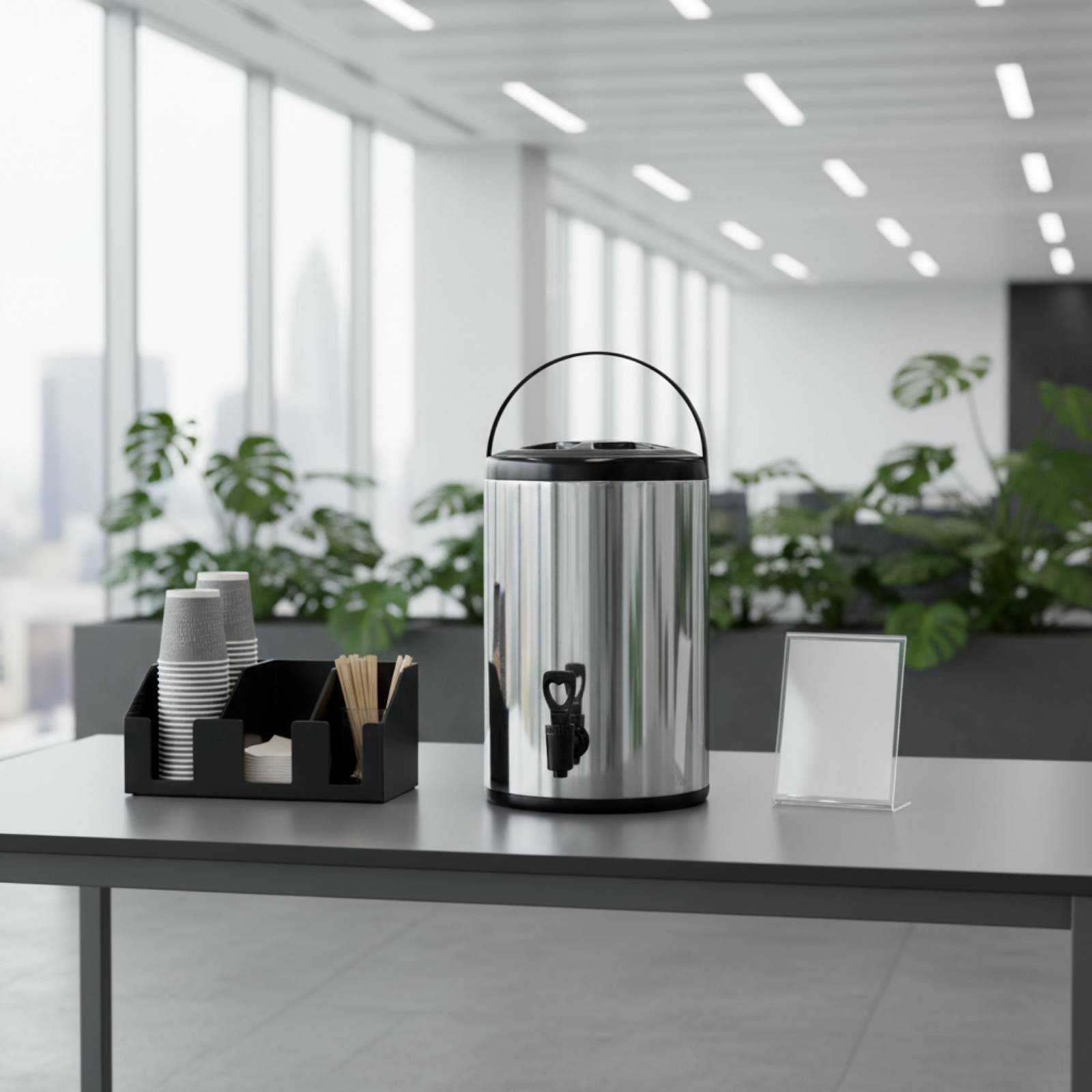 Coffee Tea Urn - Профессиональный диспенсер для молочного чая большой