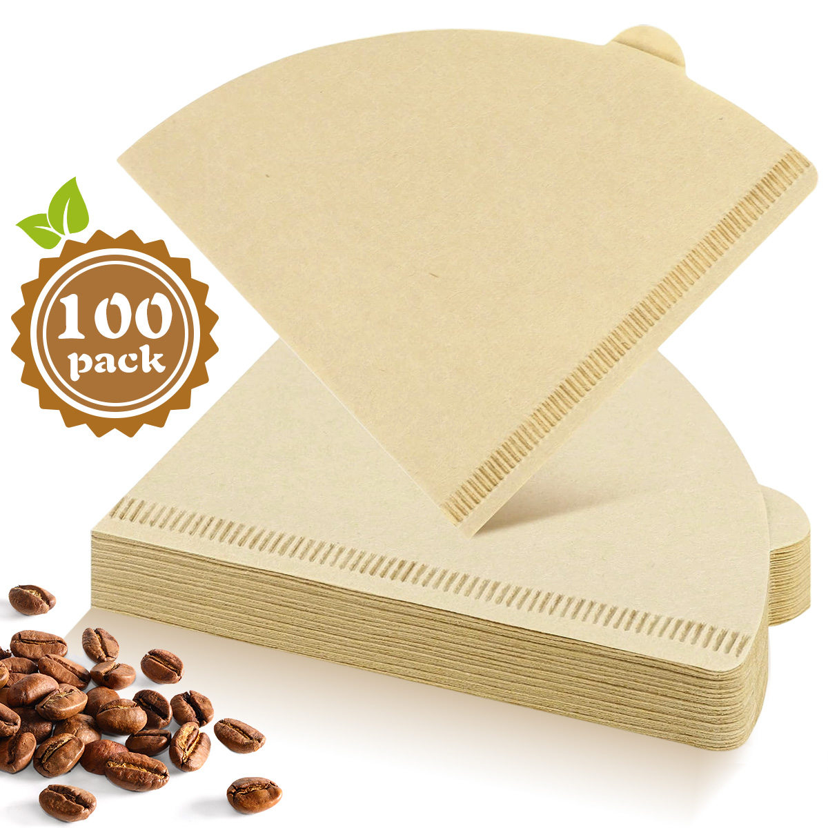 Coffee Tea Paper Cups - Конусные кофейные фильтры на 100/200 штук,