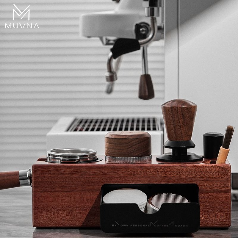 Coffee Tea Espresso - Станция для темперовки кофе MUVNA, деревянная