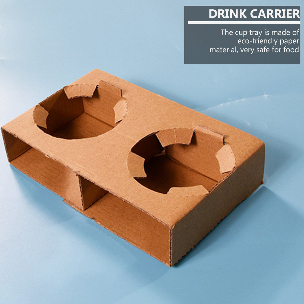 Coffee Tea Paper Cups - 10 шт. Экологичные биоразлагаемые бумажные подставки