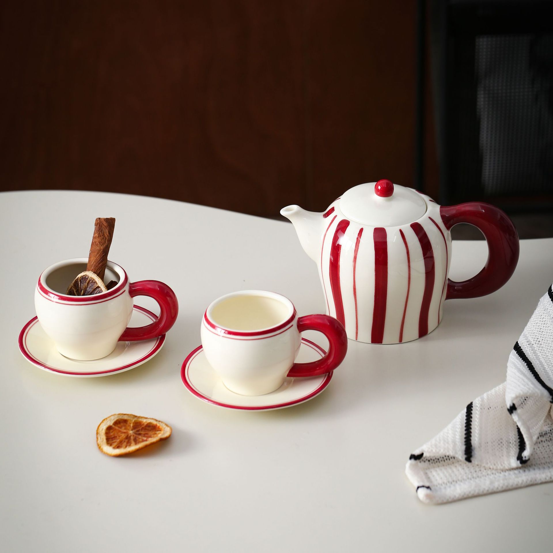 Coffee Tea Gift Set - Винтажный керамический набор для кофе с