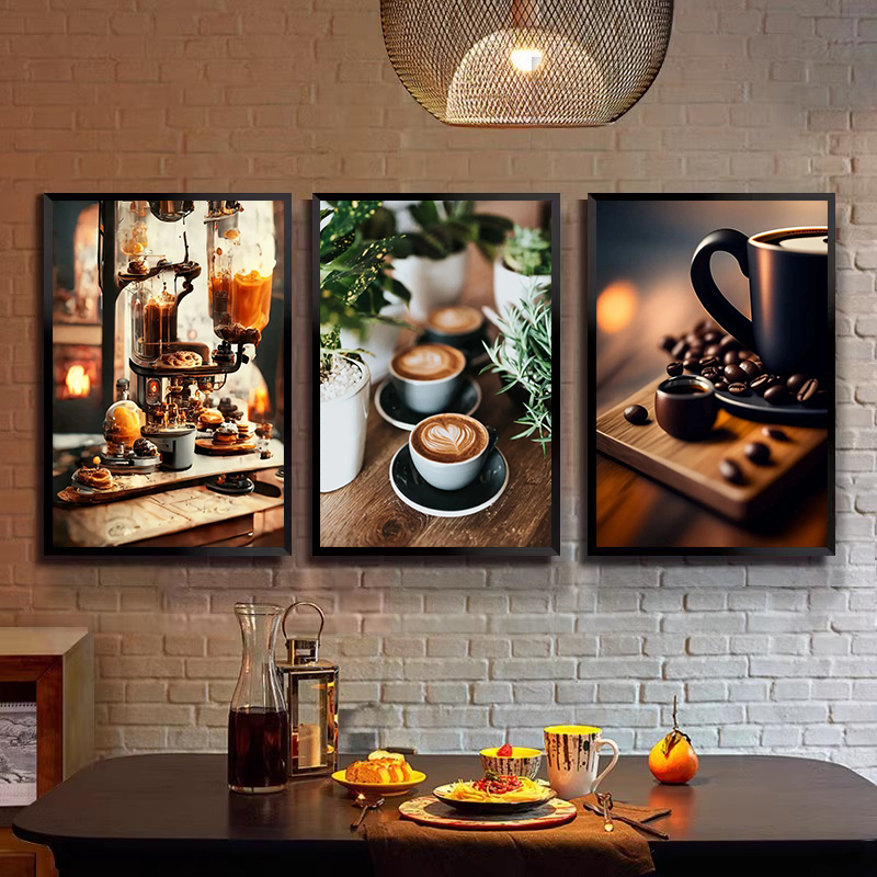 Coffee Tea Espresso - Винтажный кофе в зернах, ручная чашка