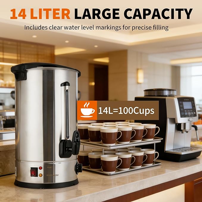 Кофейный диспенсер на 14/16 ча – обзор и цена Coffee Tea Urn