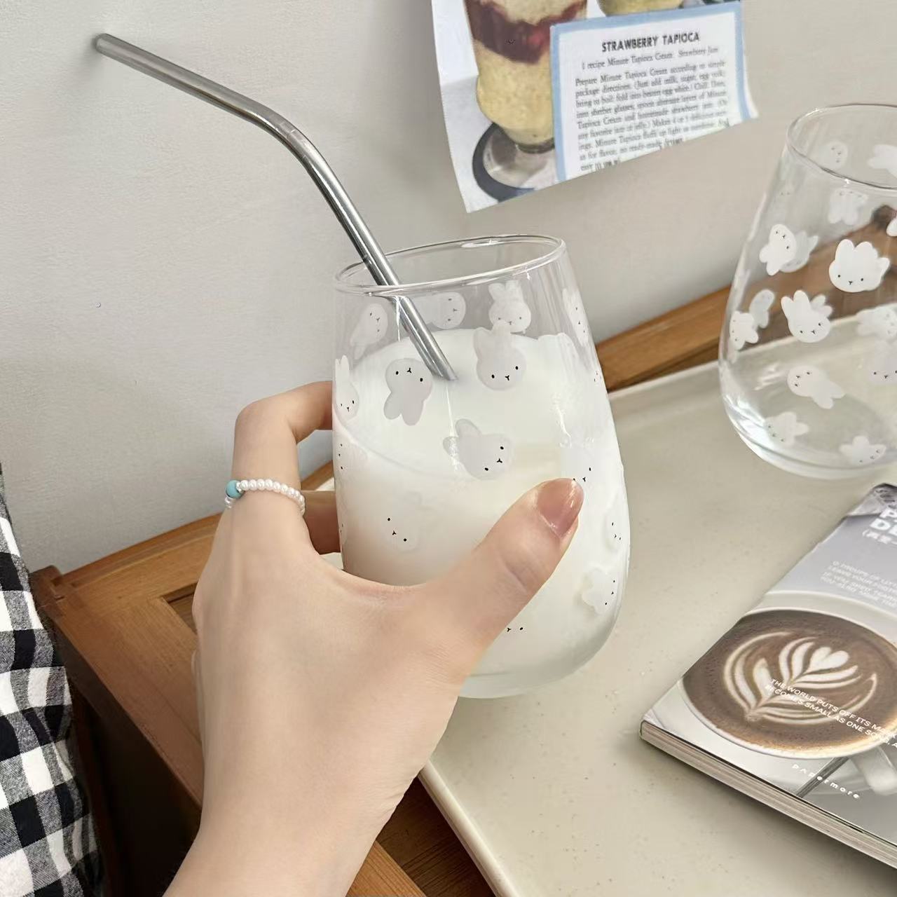 Милая стеклянная кружка с прин – обзор и цена Coffee Tea Milk