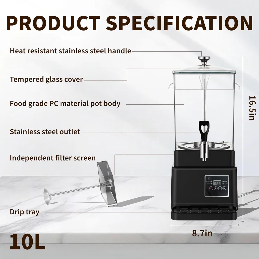 Коммерческая кофеварка 10 л, э – обзор и цена Coffee Tea Urn