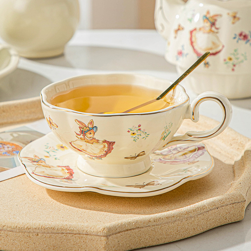 Кофейная чашка и тарелка в анг – обзор и цена Coffee Tea Gift Set