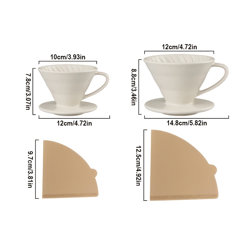 Кофеварка Pour Over, керамичес – обзор и цена Coffee Tea Paper Cups